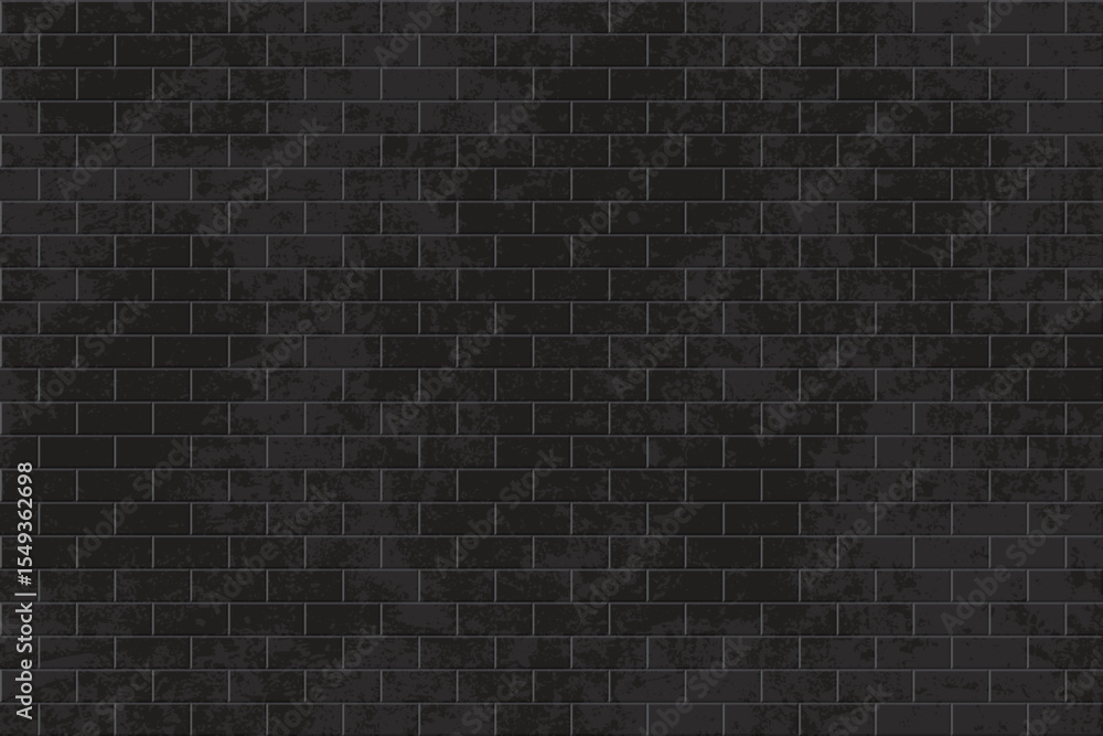 Poster a dark stone brick wall creates a simple pattern and textural element, providing a background, const
