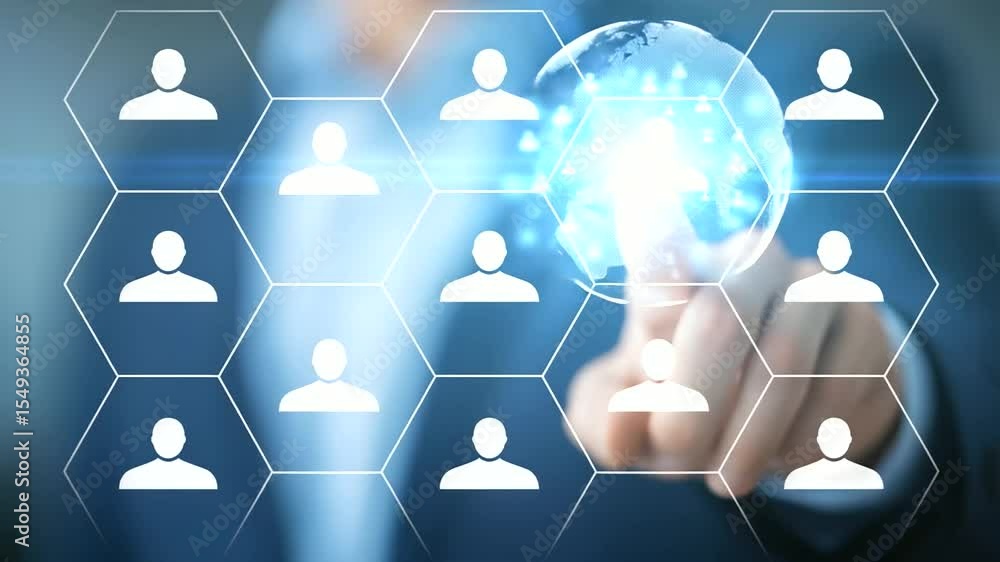 Poster a professional utilizing a crm platform to enhance customer interactions.