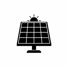 creative details solar panel icon vector illustration	