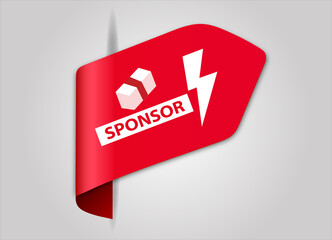 red flat sale banner for Submit banner and poster creative design