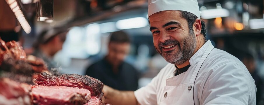 Successful deal. Male architect shaking hands with a client on a construction site after confirming the blueprint for building renovations., Generative AI