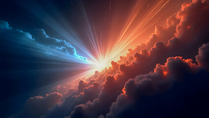 High-Detail Visualization of a Gamma-Ray Burst Spreading Across Space