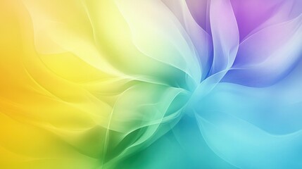 Obraz premium Abstract vibrant fluid flowing colors