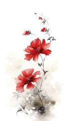 Obraz premium Hibiscus flower petal plant.