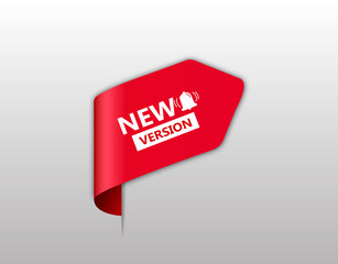 New Version red flat sale business web banner for website banner design