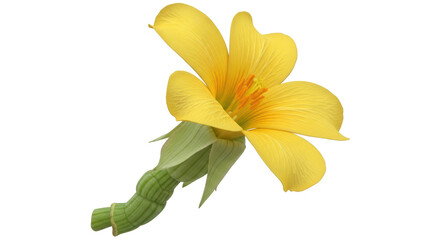 Isolated Yellow Flower