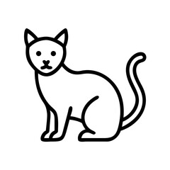 vector illustration of a cat