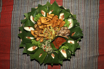 indonesian food, nasi urapan