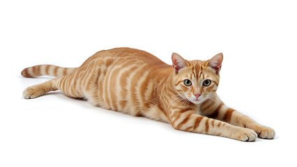 Fototapeta premium cat on white background