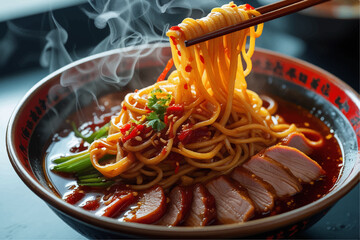 noodles with chicken