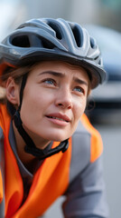 Serious Traffic Accident Involving Female Cyclist and 4x4 Vehicle