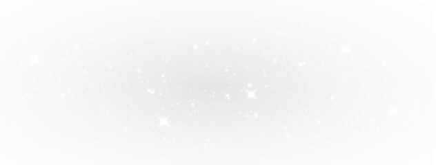 Twinkling star background. Dazzling glitter with vibrant sparkle, fantasy glow, and soft illumination. Transparent magic effect for card design, holiday light, or elegant celebration.