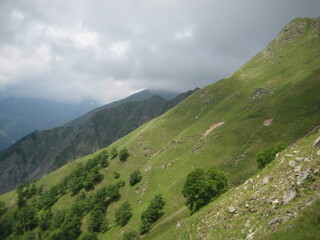 Fototapeta premium high mountain landscape