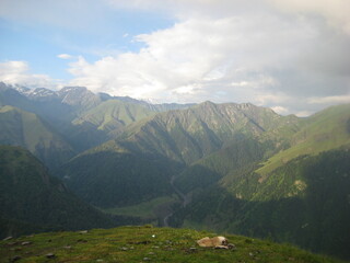 mountain landscape with mountains
