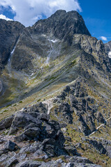 The Kiezmarski Peak from Velka Svistovka, Tatra Mountains, Slovakia.