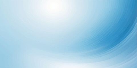 Bright, abstract blue design with sun rays and soft, blurred lines creating a vibrant summer sky backdrop