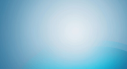 Abstract blue background with soft light rays, a smooth and bright gradient design