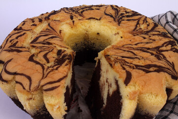 close up of a donut