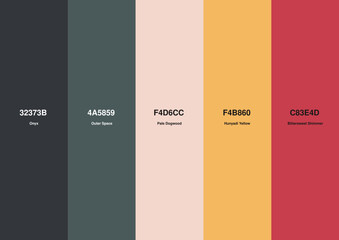 Sophisticated Earthy and Warm Color Palette © Fadil Rambey