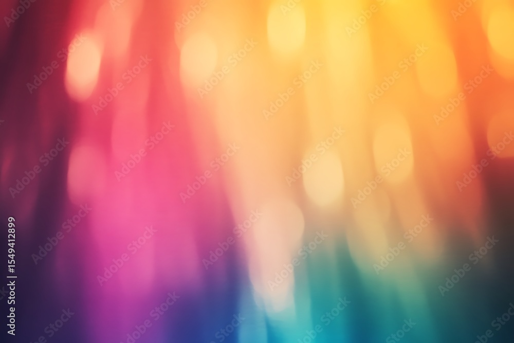 Wall mural abstract background with blurred lights and vibrant colors creating a soft and dreamy effect
