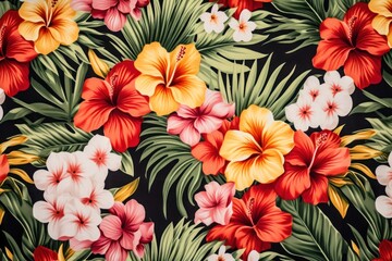 Hawaii backgrounds pattern flower.