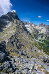 The Kiezmarski Peak from Velka Svistovka, Tatra Mountains, Slovakia.