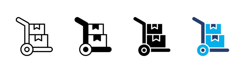 Obraz premium Supplier icon sheet multiple style collection