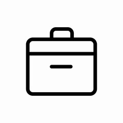 briefcase icon vector sign