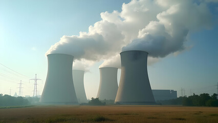 Advanced nuclear plant in crystal atmosphere