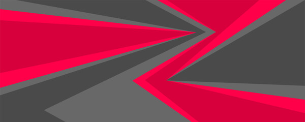 Stylish sports background with geometric sharp shapes. Wide banner design