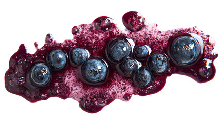 Blueberries in a Purple Sauce Delicious Spill