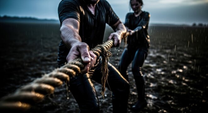 Tug-of-War Strength, Competition, and Teamwork