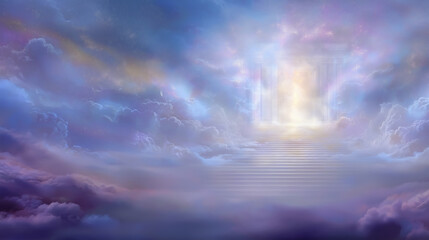 Celestial Gates and Reincarnation Cycle in Afterlife Beliefs