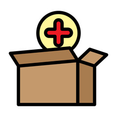 Item Added Vector Filled Icon Design