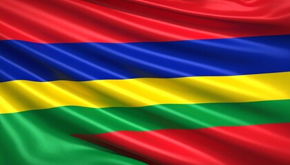 Obraz premium waving flag background