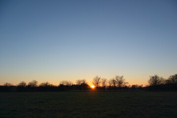 Sunset - Blue Orange Sky - Evening Mood