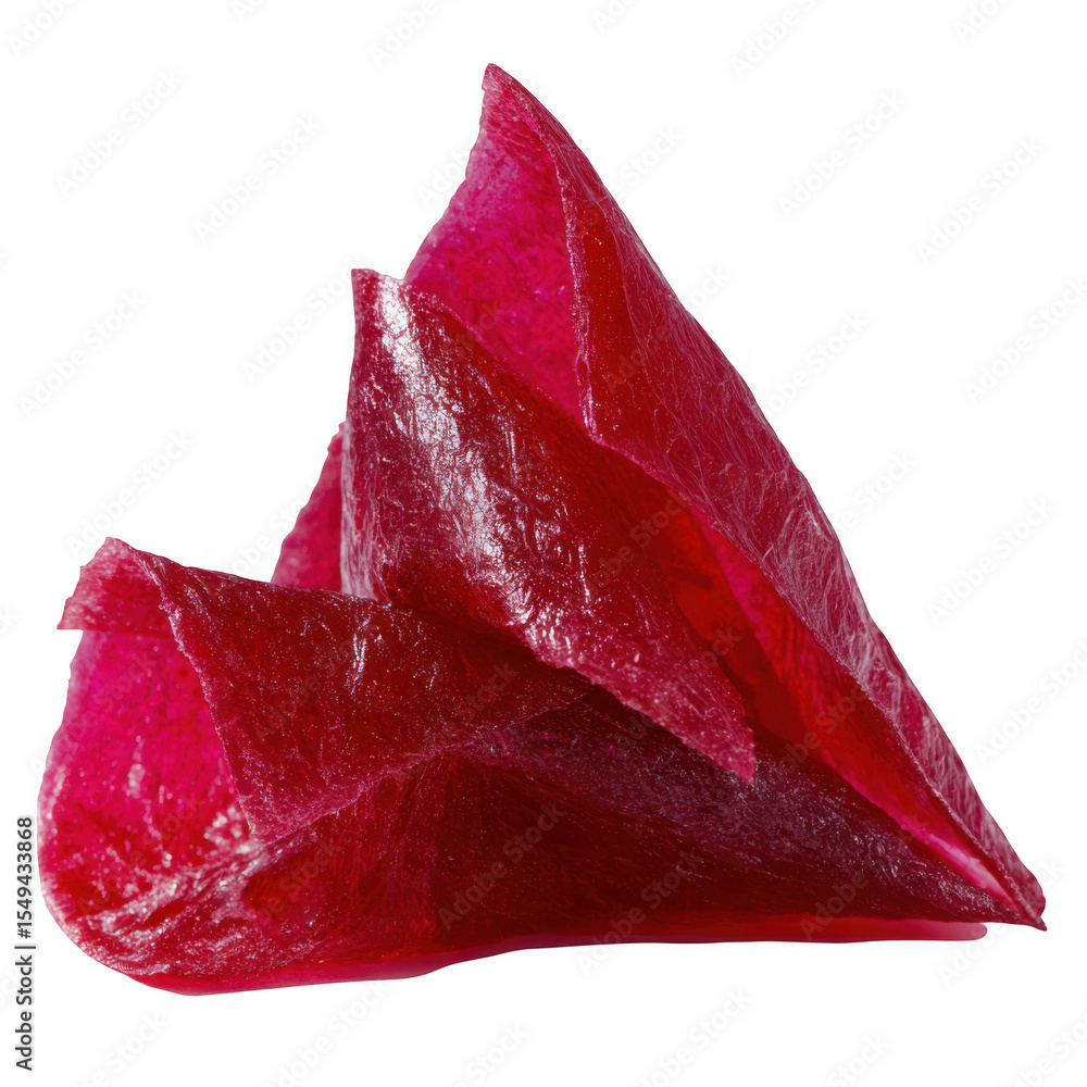 Poster pickled beetroot slice isolated on transparent background
