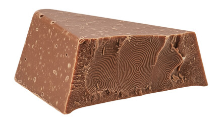 Isolated Milk Chocolate Piece