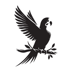 Obraz premium vector illustration of a dove