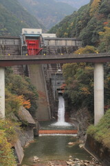 愛媛県新居浜市　鹿森ダムとループ橋
