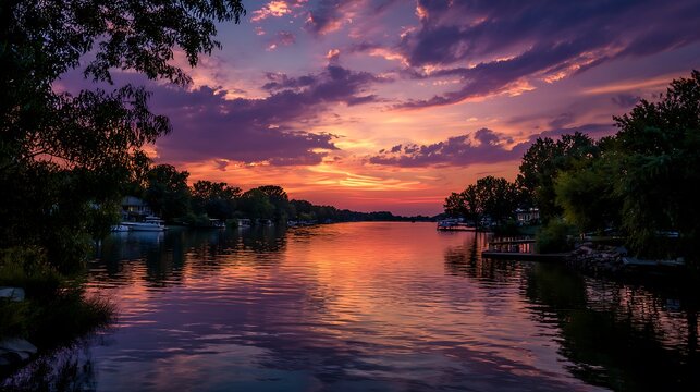 Immerse yourself in the breathtaking beauty of sunset moments over tranquil rivers. Our contributors capture the essence of serenity and majesty as day bids farewell. Explore the .