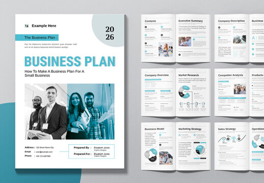 Business Plan Brochure Layout