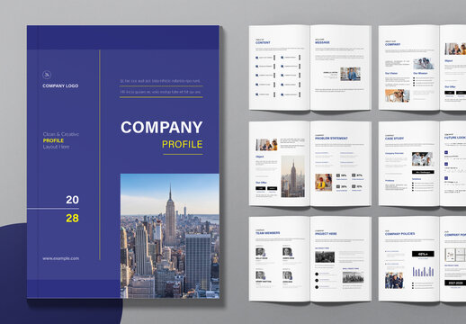 Company Profile Template Layout