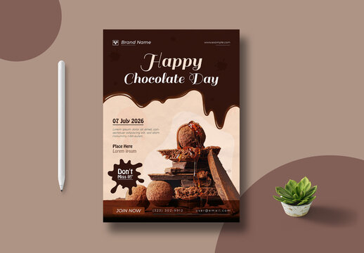 World Chocolate Day Flyer