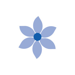 Flower geometruc decoration design with seamless background