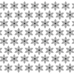 Flower geometruc decoration design with seamless background