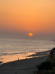 Atardacer playa 