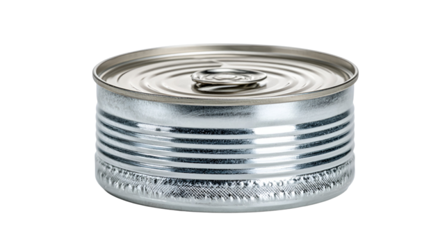 Sealed metal can food storage container
