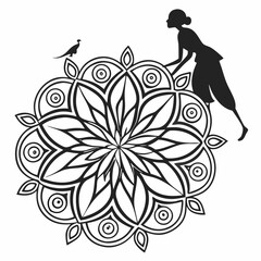 Mandala design vector