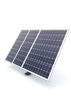 Solar cell panal white background environmentalist electricity.